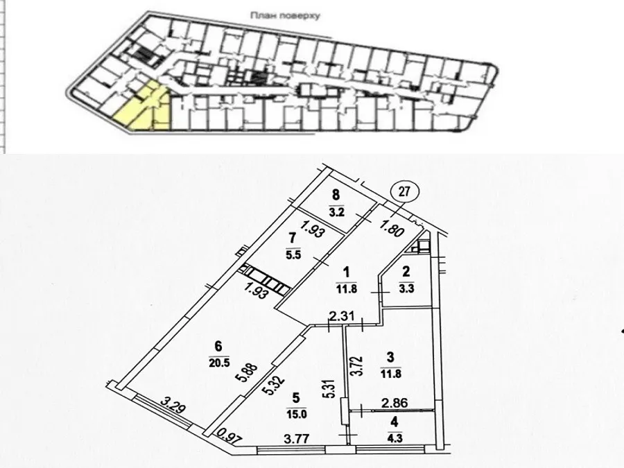 Продажа жилая квартира улица Причальная, д.14